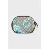 Crossbody bag with combined print