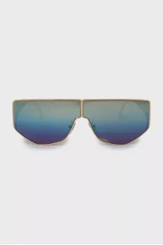 Sunglasses mask with brand logo