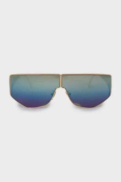 Sunglasses mask with brand logo