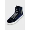 Men's velour sneakers