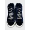 Men's velour sneakers