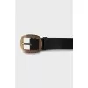 Men's leather belt with tag