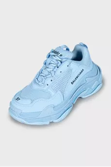 Голубые кроссовки Triple S