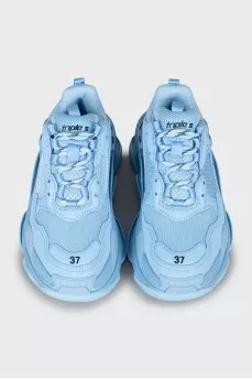 Голубые кроссовки Triple S