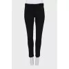 Slim fit wool trousers