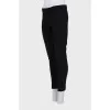 Slim fit wool trousers