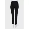 Slim fit wool trousers