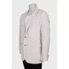 Men's pinstripe jacket with tag
