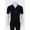 Men's blue wool jumper