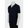 Men's blue wool jumper