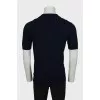 Men's blue wool jumper