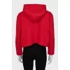Oversized red hoodie