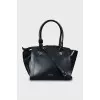 Silver Logo Tote Bag