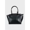 Silver Logo Tote Bag