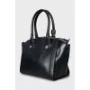 Silver Logo Tote Bag