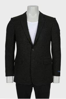 Men's wool jacket with tag