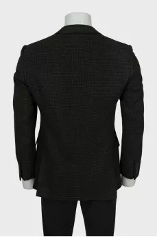 Men's wool jacket with tag