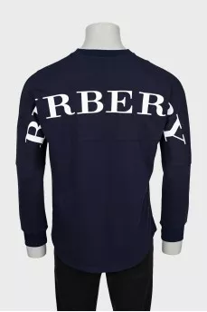 Men's sweatshirt with print on the back