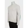 Men's jumper with contrast inserts