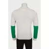 Men's jumper with contrast inserts