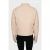 Quilted leather jacket