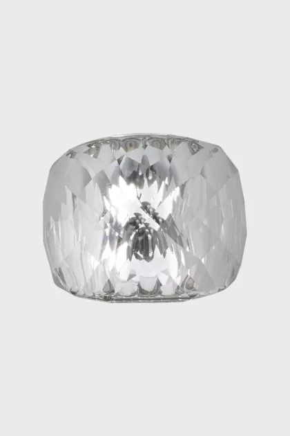 Massive crystal ring