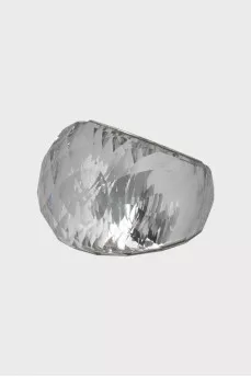 Massive crystal ring