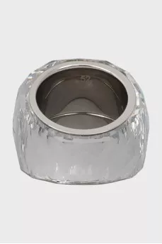 Massive crystal ring