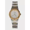 Stainless steel watch with print