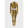 Sports suit with a signature print
