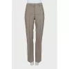 High-waisted trousers with creases