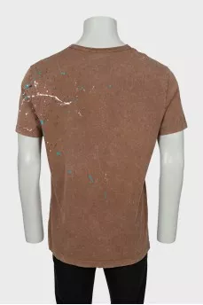 Men's Loose T-Shirt with Patch Pocket