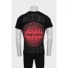Men's Straight Printed T-Shirt