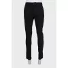 Men's trousers with contrast seam