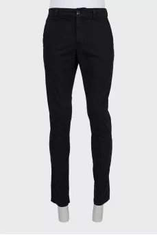 Men's trousers with contrast seam