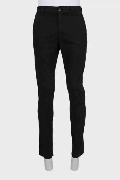 Men's trousers with contrast seam