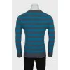 Men's striped cashmere jumper