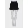 Low rise denim skirt