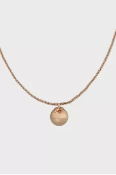 Золотой комплект из подвески и серьг