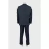 Men's suit with trousers in a small print