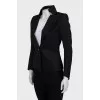 Fitted jacket with gold buttons
