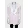 White jacket decorated with sequins