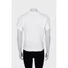 White T-shirt with sequins and print