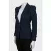 Fitted wool jacket