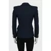 Fitted wool jacket