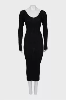 Ribbed Fitted Dress