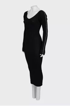 Ribbed Fitted Dress