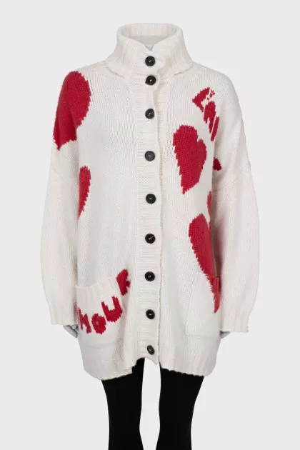 Cashmere oversized cardigan