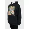 Oversized reversible hoodie