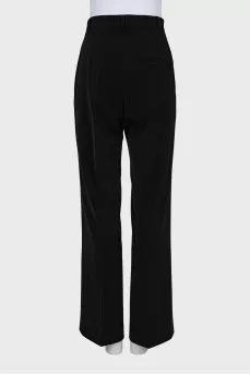 V-waist palazzo pants